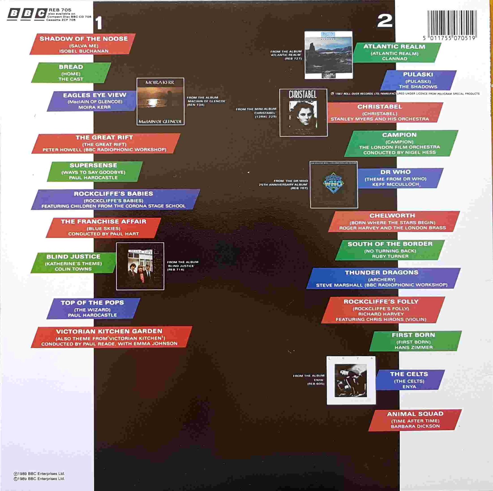 Back cover of REB 705